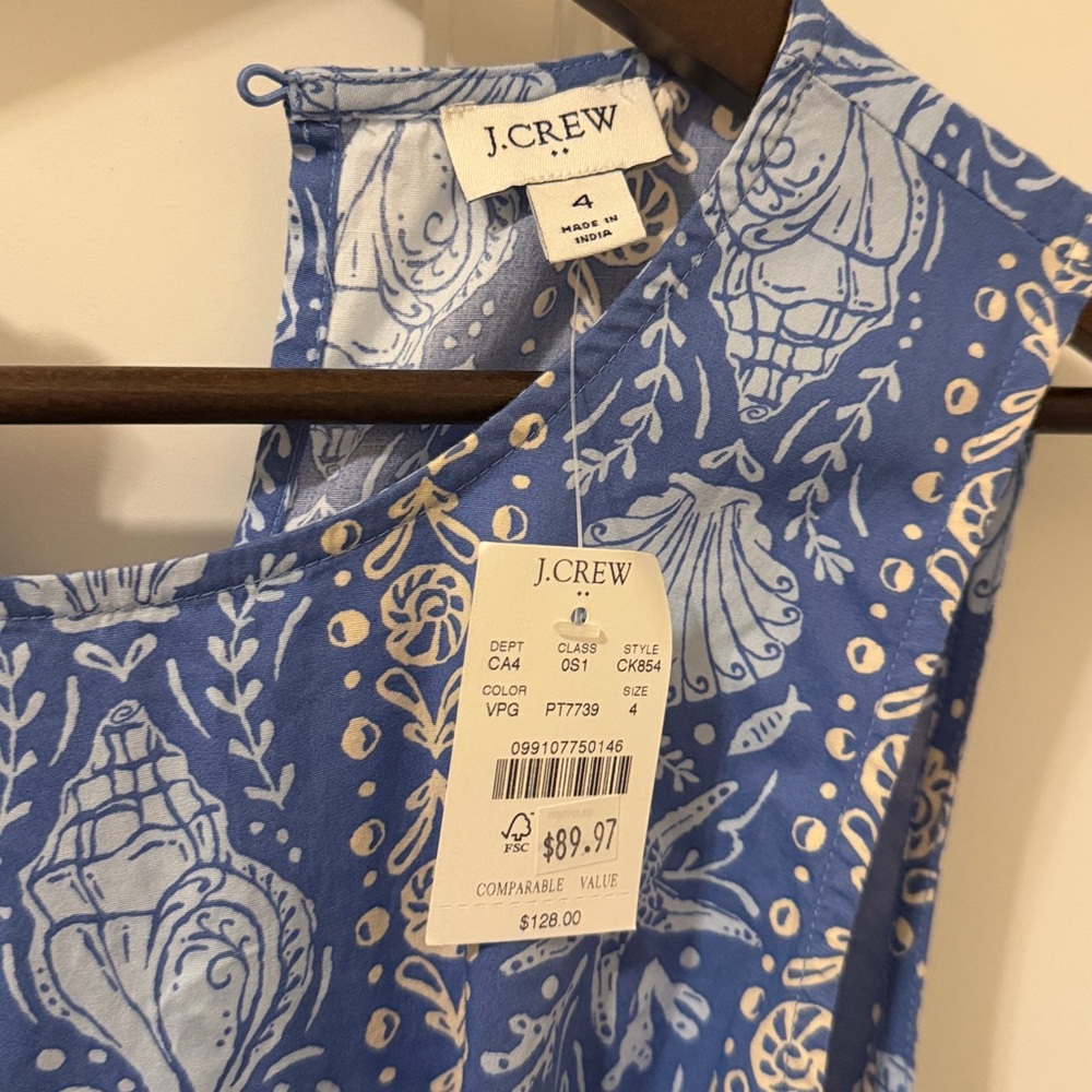 Costal Print Dress - Picture 4 of 5